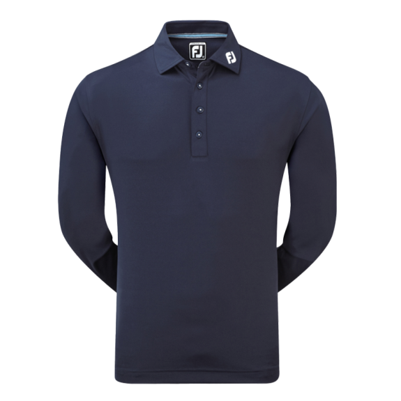 Polo Manches Longues Thermocool Blue Homme