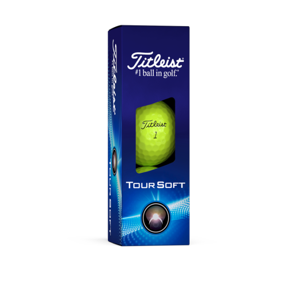 12 Balles de golf Tour Soft Yellow
