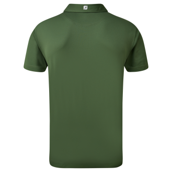 Polo Piqué Solid Vert Olive Homme