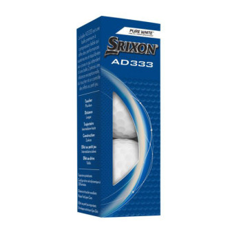 12 Balles de golf AD333 11 White 2