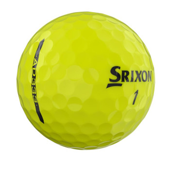 12 Balles de golf AD333 11 Yellow