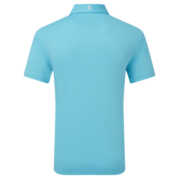 Polo Piqué uni Blue Homme