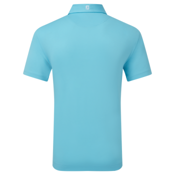 Polo Piqué uni Blue Homme