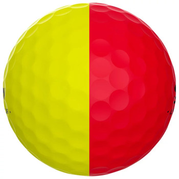 12 Balles de golf Q Star Tour Divide 2 Yellow Red