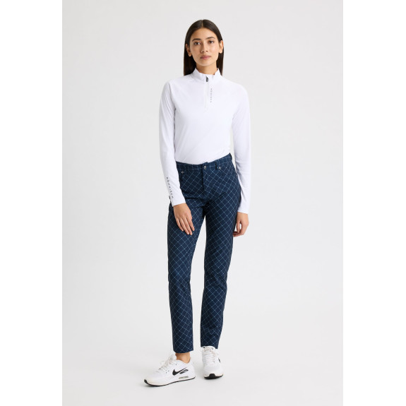 Pantalon confort Chie 30 Micro Navy Femme
