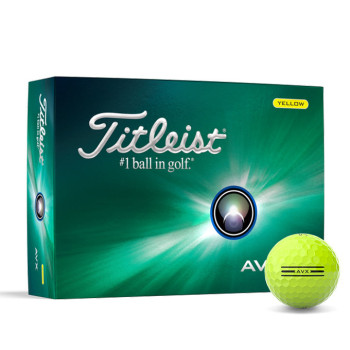 12 Balles de golf AVX 4 Yellow