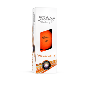 12 Balles de golf Velocity 4 Orange