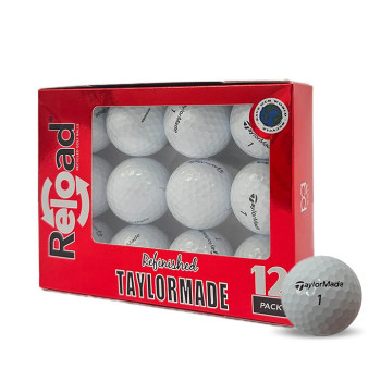 12 Balles de golf TP5 White Refinished 2