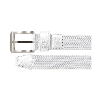 Ceinture Tressée White Femme