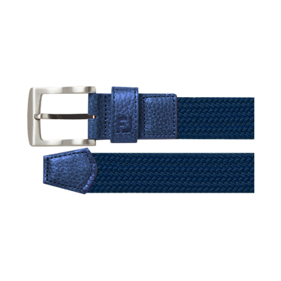 Ceinture Tressée Navy Femme