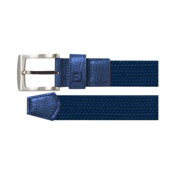 Ceinture Tressée Navy Femme