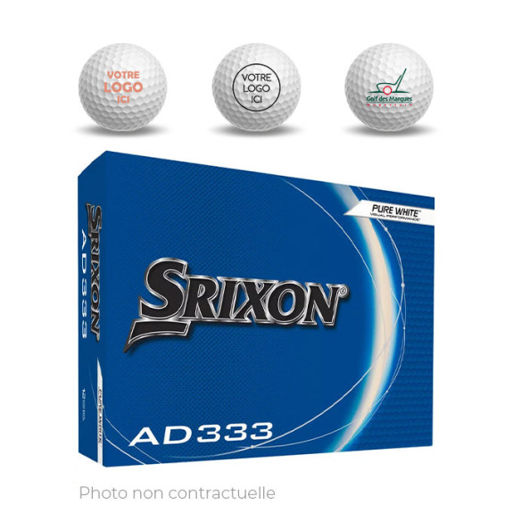 12 x 12 Balles AD333 logotées