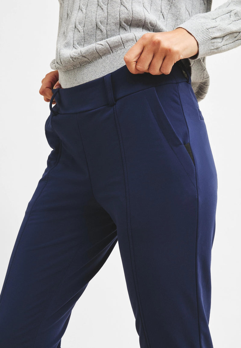Pantalon Thermal Stretch Navy Femme