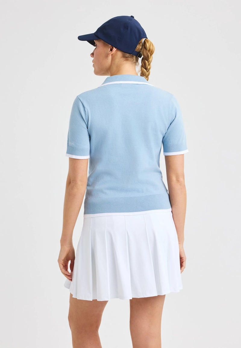 Polo Swing Knitted Dove Blue Femme