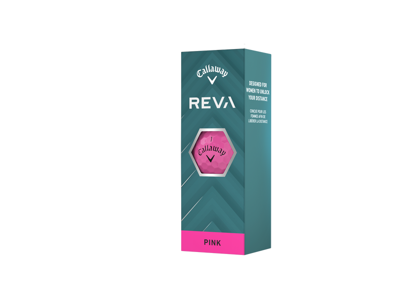 12 Balles de golf ERC Soft REVA Pink