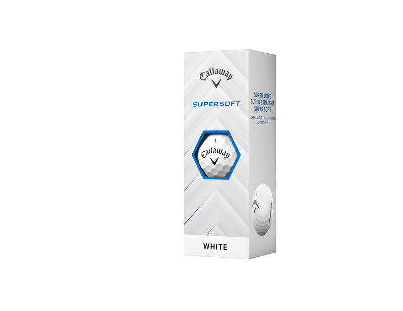 12 Balles de golf Supersoft White
