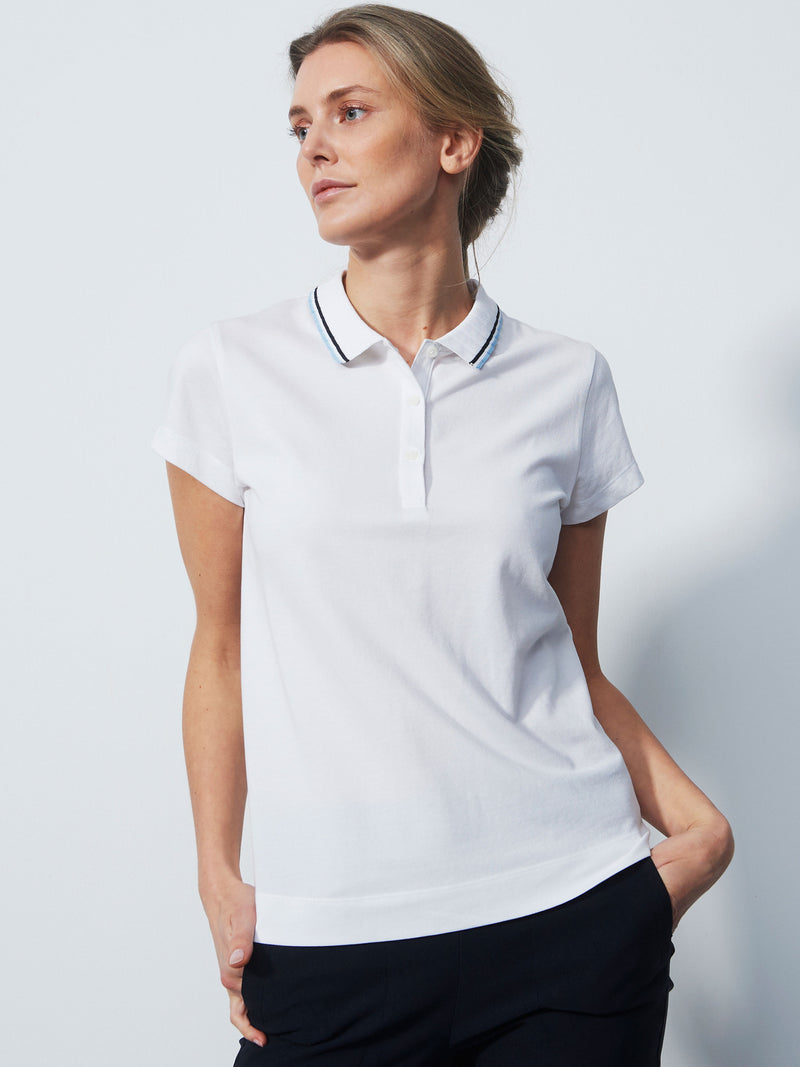 Polo Candy White Femme