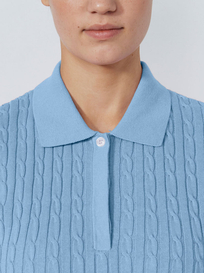 Polo Madelene Blue Heron Femme
