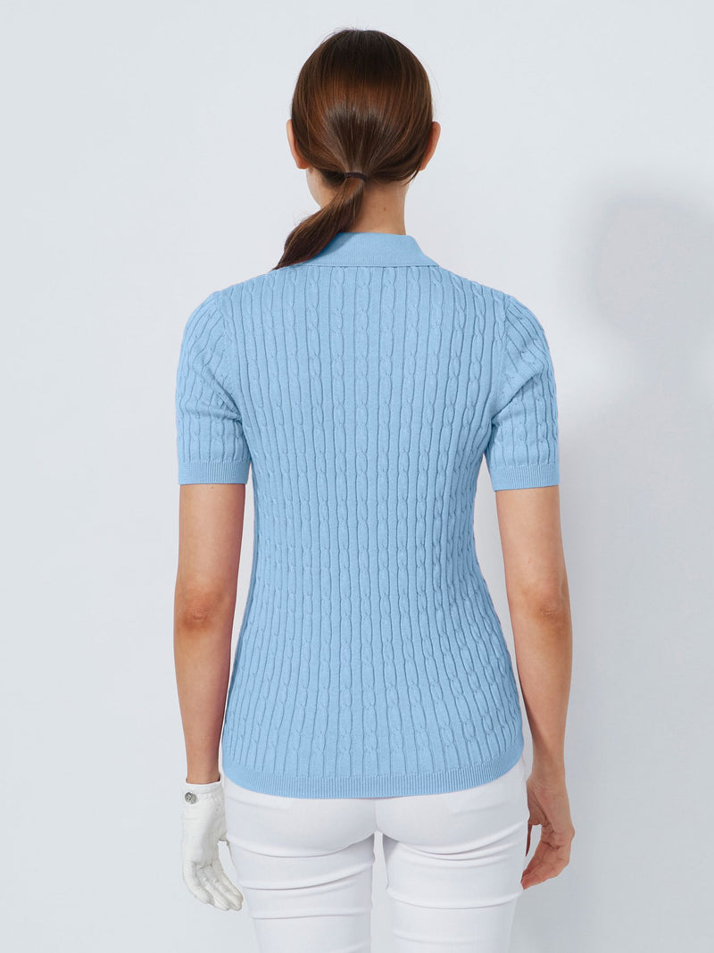 Polo Madelene Blue Heron Femme