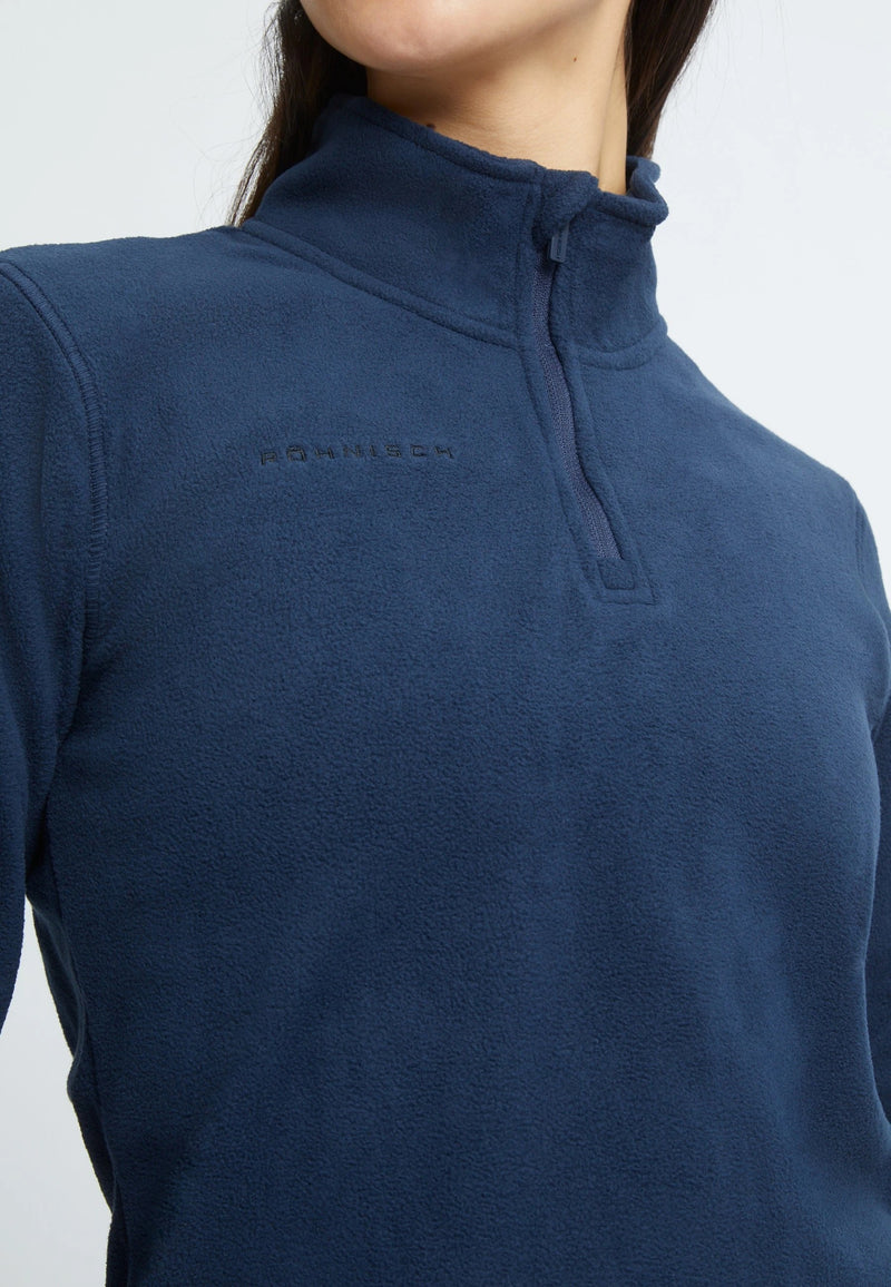 Pull Fleece Navy Femme