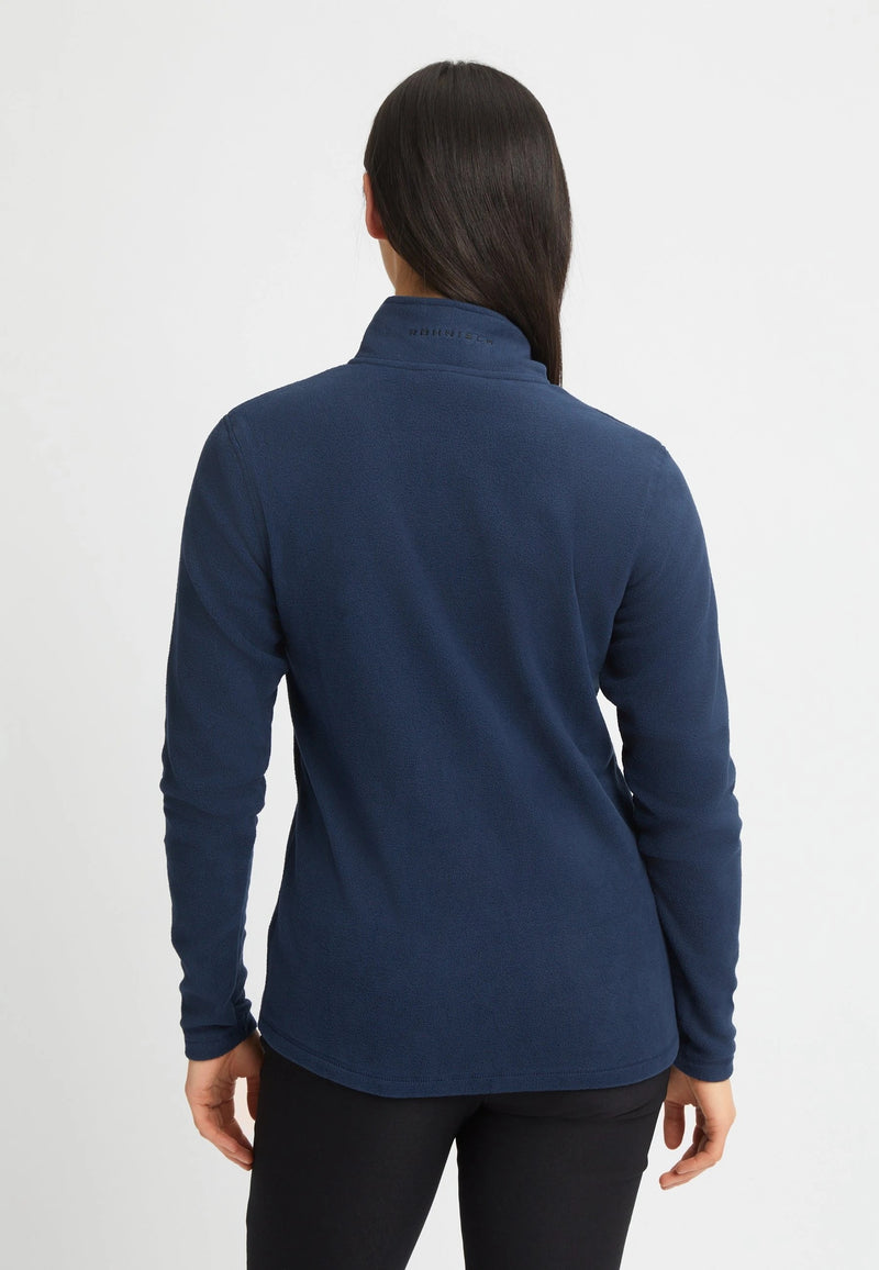 Pull Fleece Navy Femme