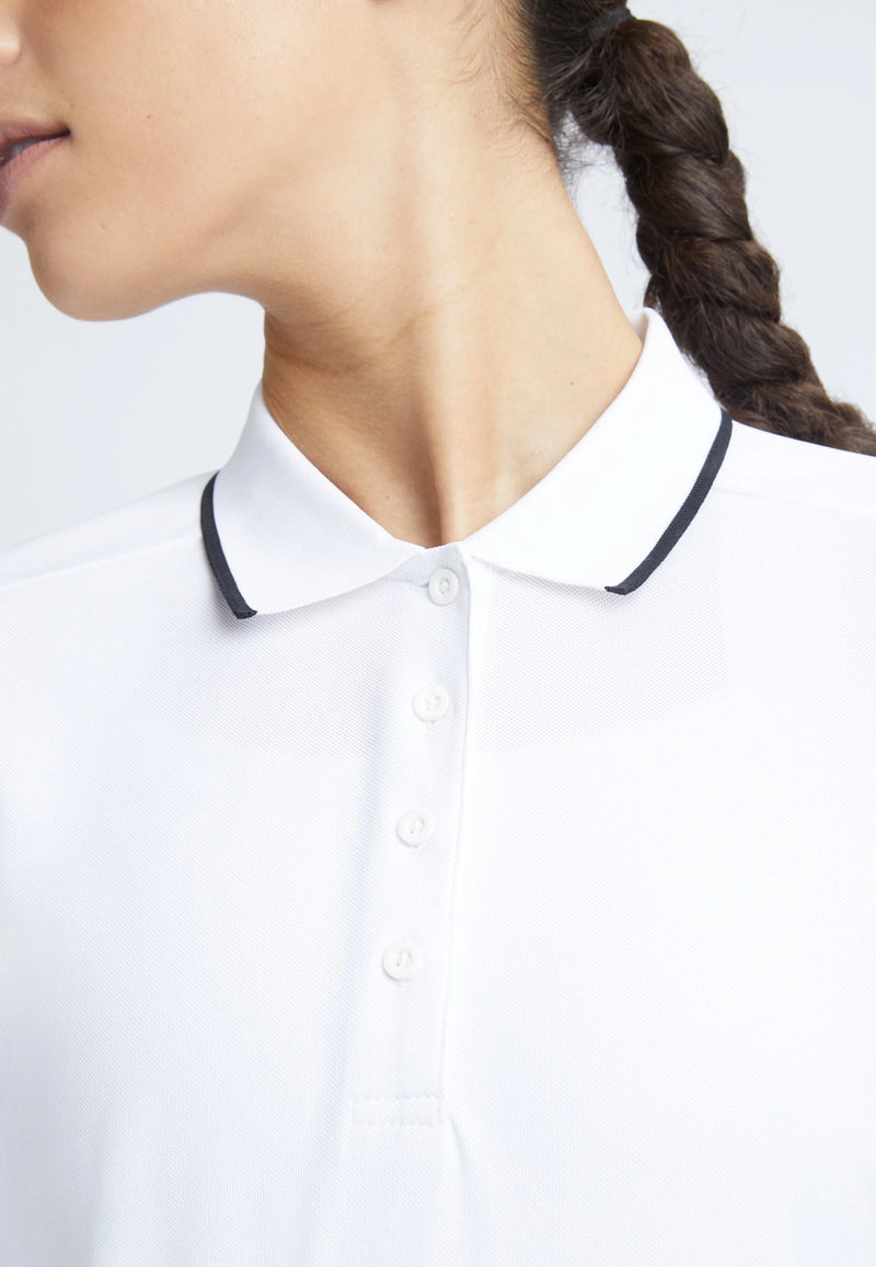 Polo manches longues Miriam White Femme