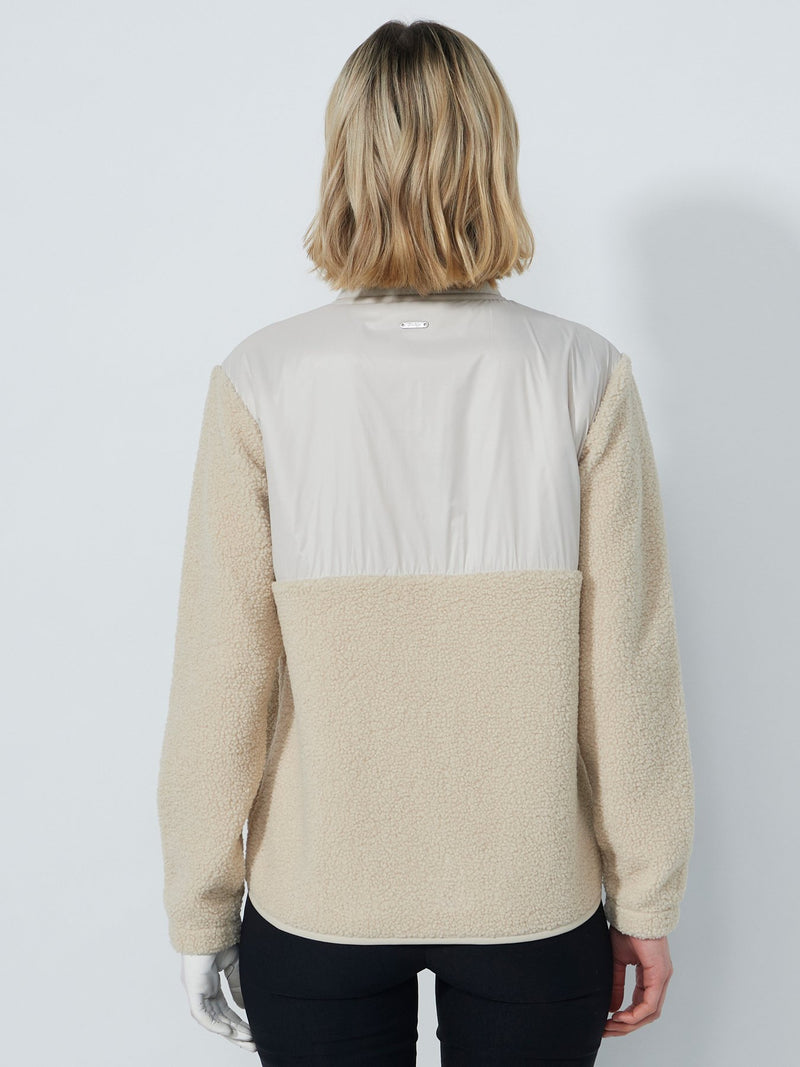 Veste Polaire Pile Beige Femme