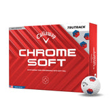 12 Balles de golf Chrome Soft TruTrack White