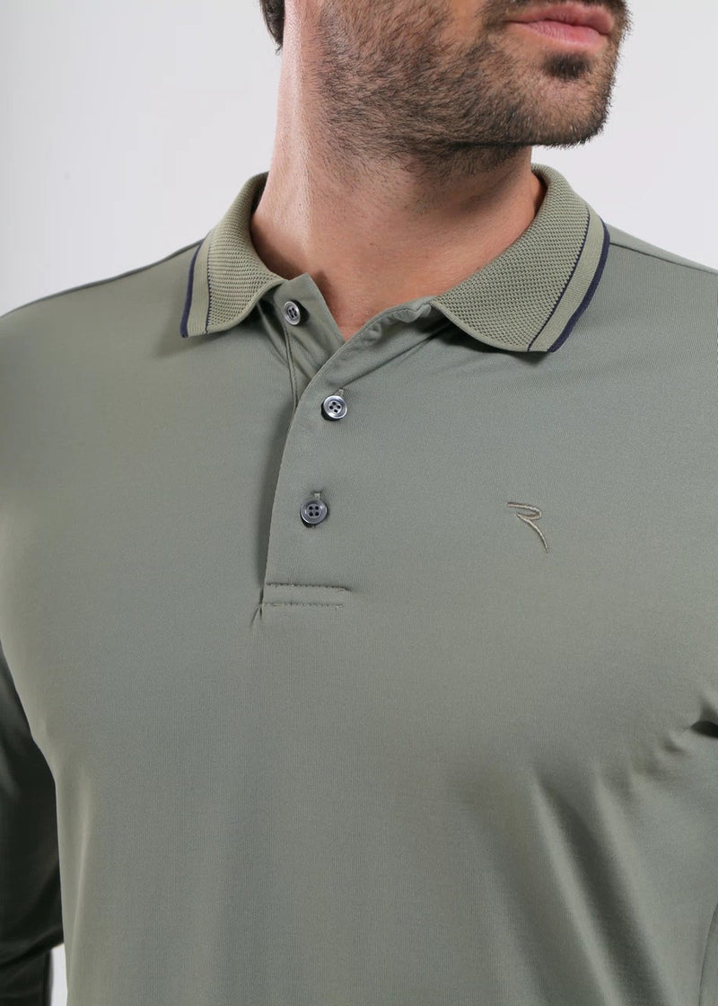 Polo Alfabeto Kaki Homme