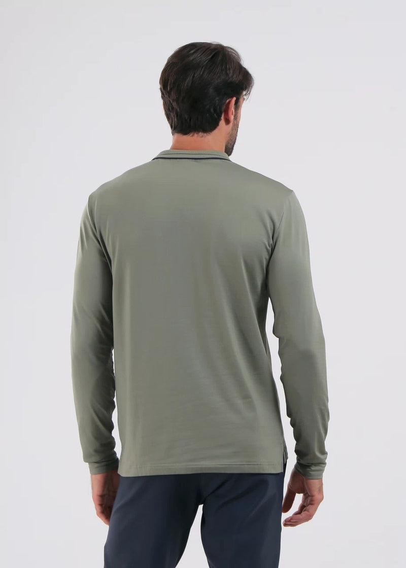 Polo Alfabeto Kaki Homme