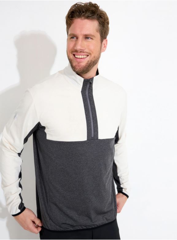 Midlayer 1/4 Zip Erne Clam Homme