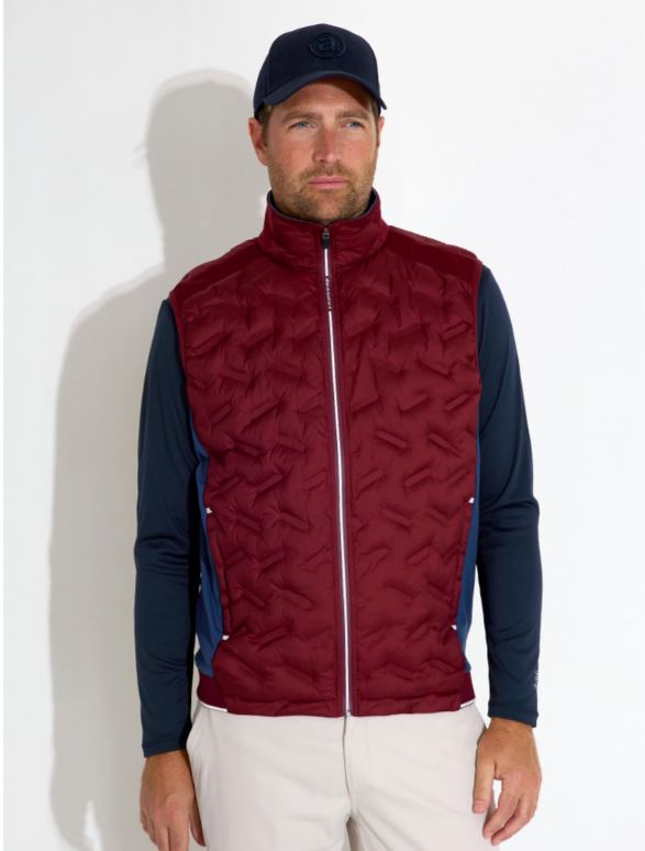 Veste Hybride Sans Manches Portrush Cranberry Homme