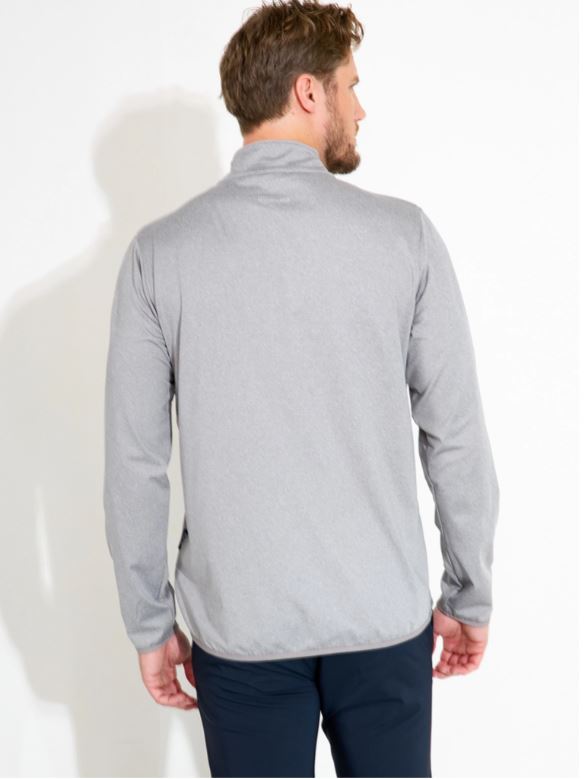 Veste 1/4 Zip Cradoc Grey Homme