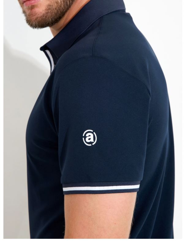 Polo Pikewood Navy Homme