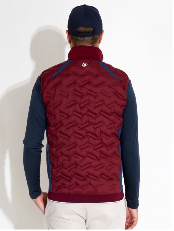 Veste Hybride Sans Manches Portrush Cranberry Homme