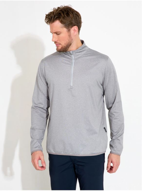 Veste 1/4 Zip Cradoc Grey Homme