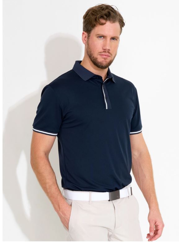 Polo Pikewood Navy Homme