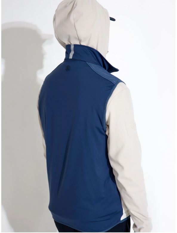 Veste Hybride 1/4 Zip Kingsbarns Steelblue Homme