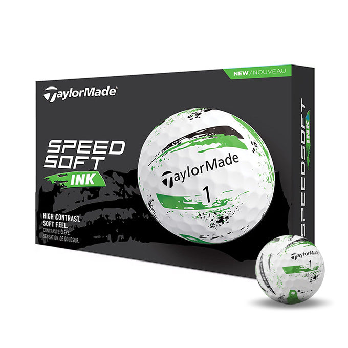 12 Balles de golf SpeedSoft INK Green