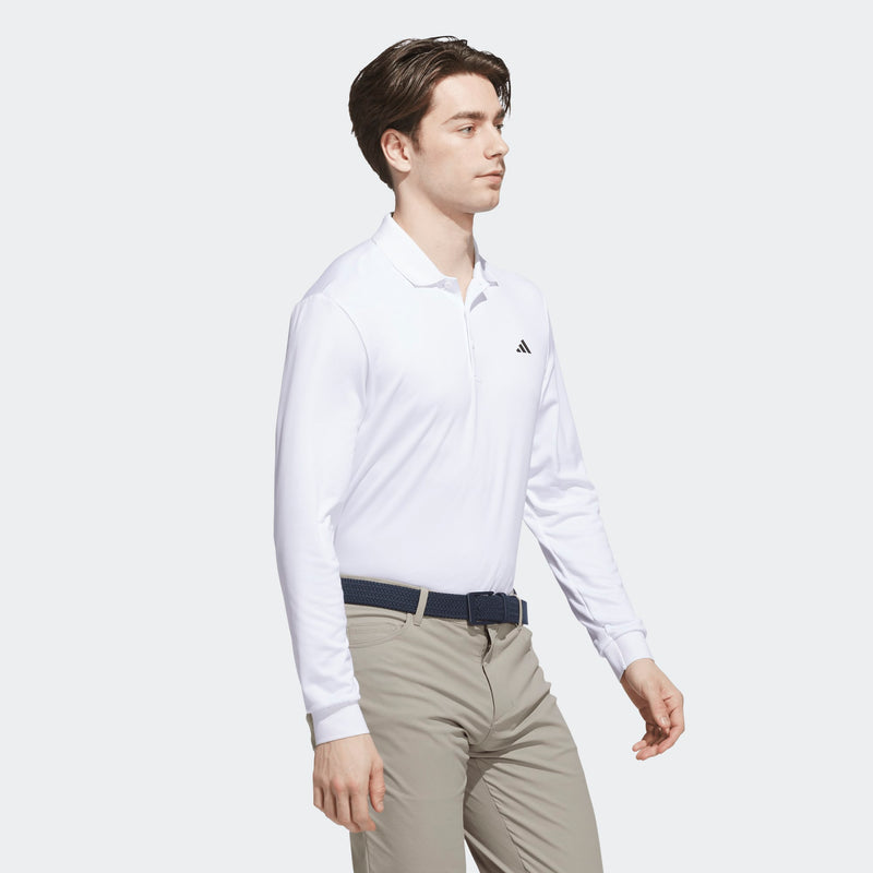 Polo manches longues Core LS White Homme