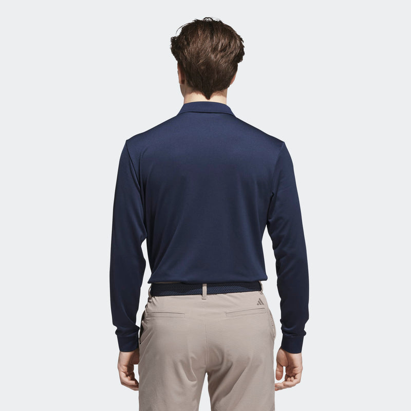 Polo manches longues Ultimate Cool Dry Collegiate Navy Homme