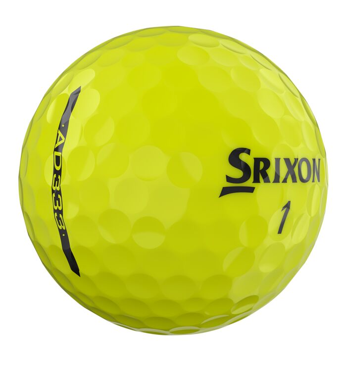 12 Balles de golf AD333 11 Yellow