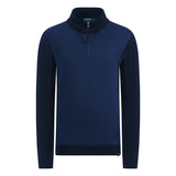 Pull 1/4 Zip Nautico Bleu Homme