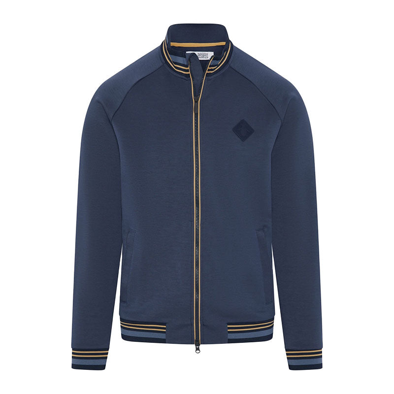 Veste Knitted Track Black Iris Bijou Heather Homme