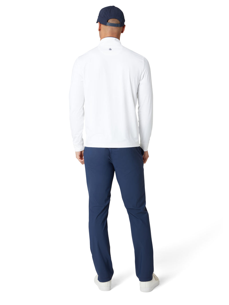 Pull 1/4 Zip Performance Earl Bright White Homme