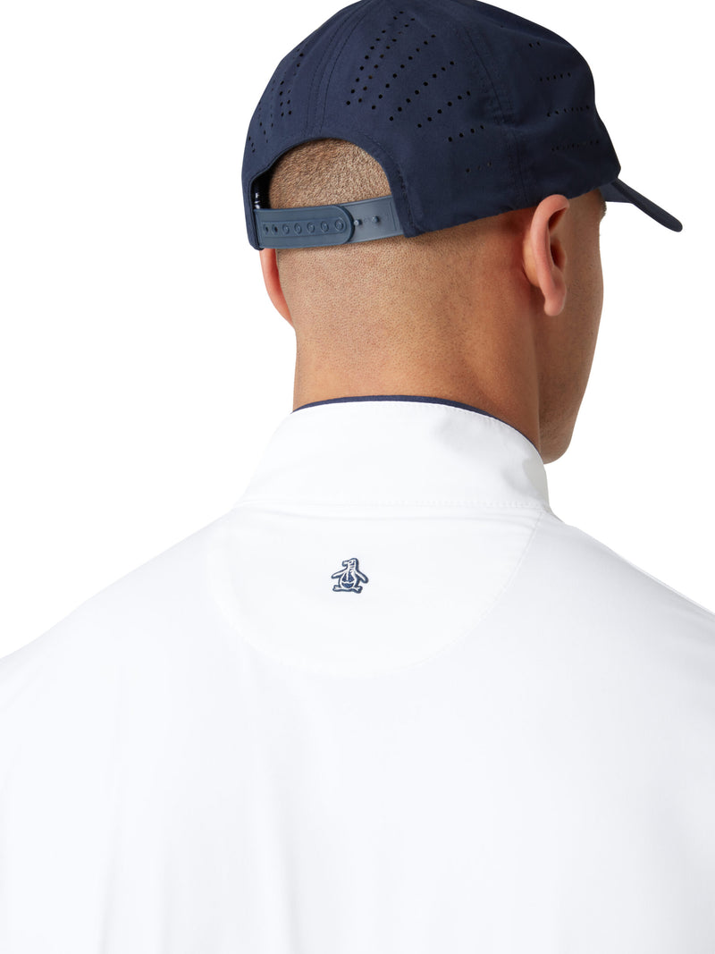 Pull 1/4 Zip Performance Earl Bright White Homme
