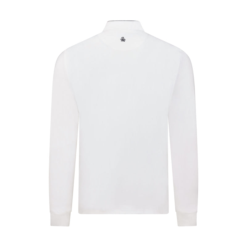 Pull 1/4 Zip Performance Earl Bright White Homme