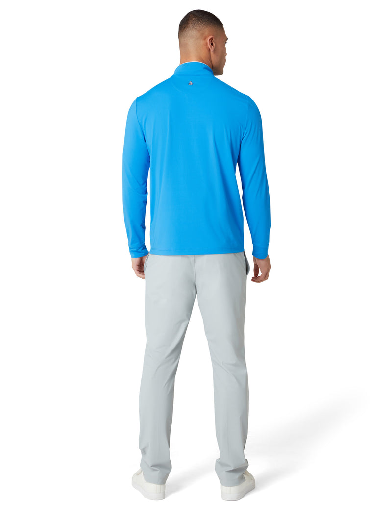 Pull 1/4 Zip Performance Earl French Blue Homme