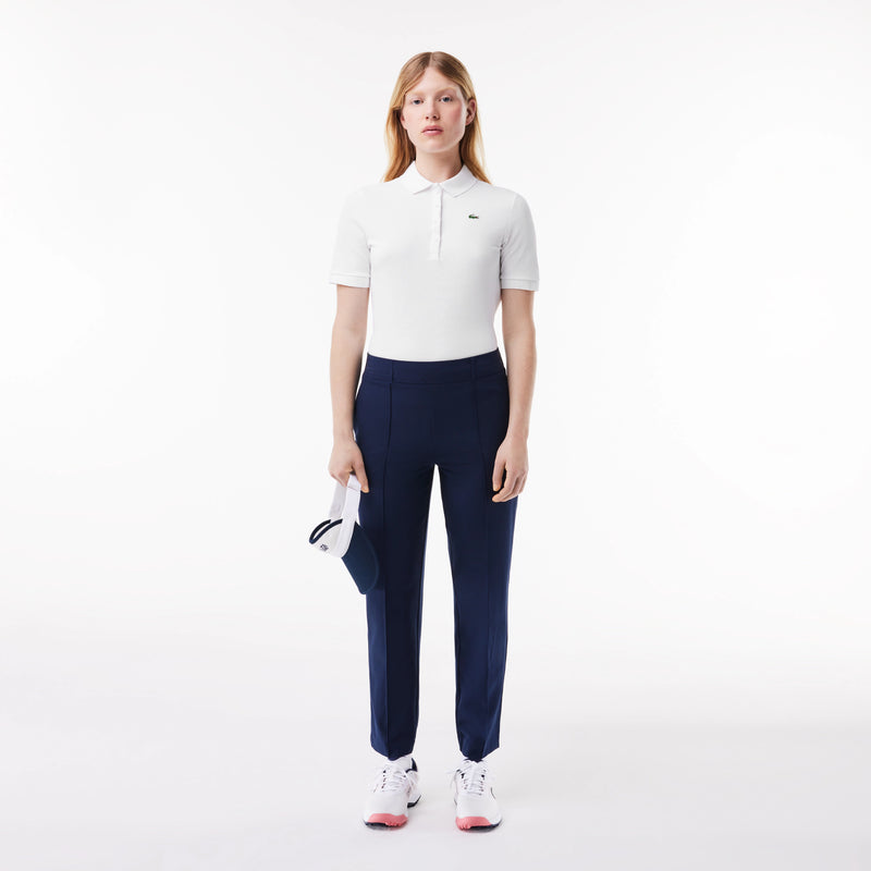 Polo Slim Fit Sport Ultra-Dry en Coton Biologique Blanc Femme