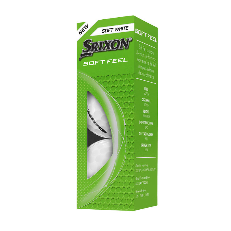 12 Balles de golf Soft Feel White 14